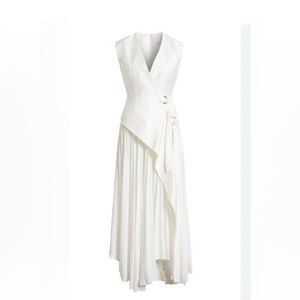 Acler Ellenbrook Asymptomatical White Maxi Dress 8US